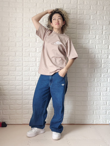 モユリズム　ストアTシャツ（スモーキーピンク）