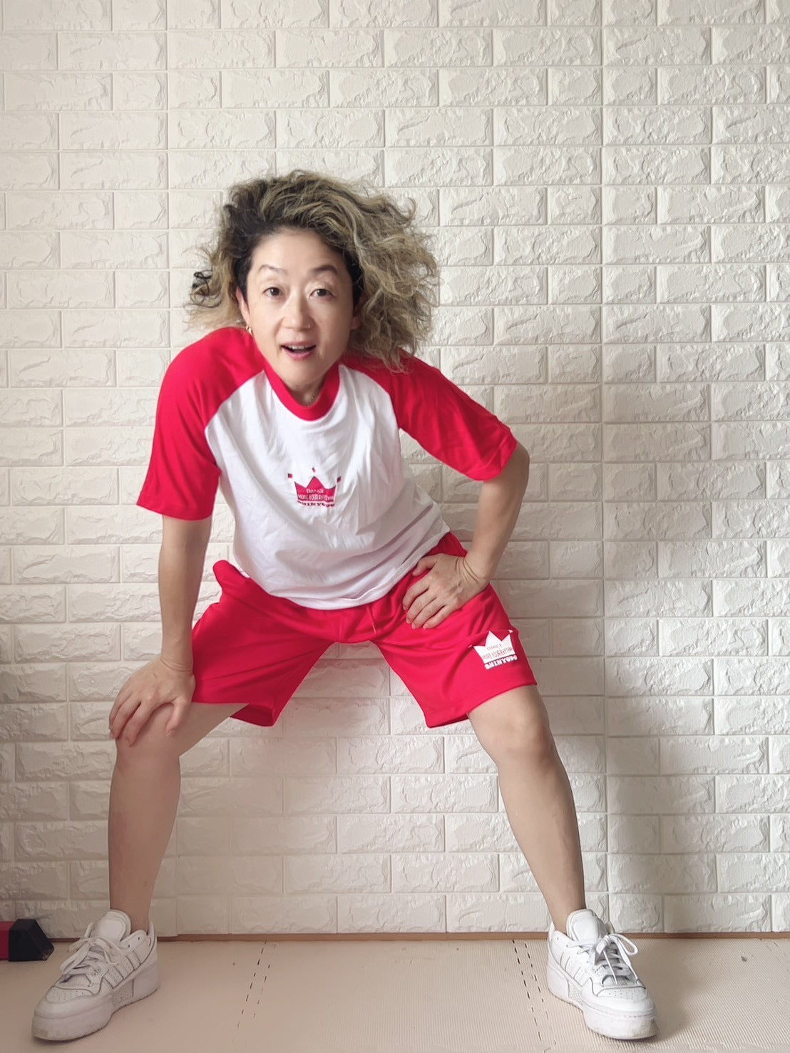 薄手ドライハーフパンツ（レッド）