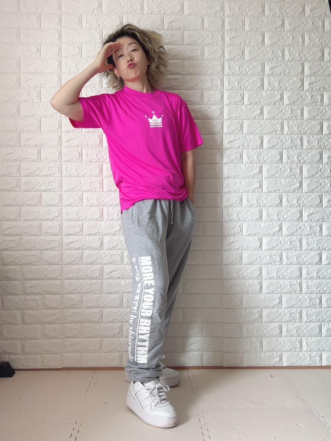 ミニ王冠ドライTシャツ（ピンク）