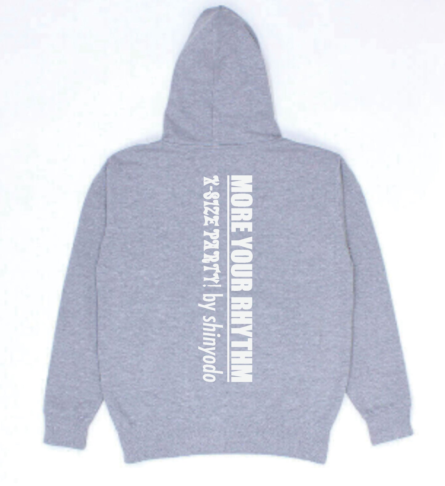 レギュラージップパーカー（グレー×ホワイト）【セットアップ可能】