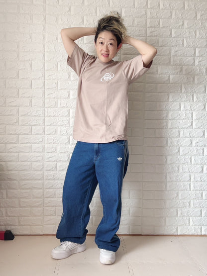 モユリズム　ストアTシャツ（スモーキーピンク）