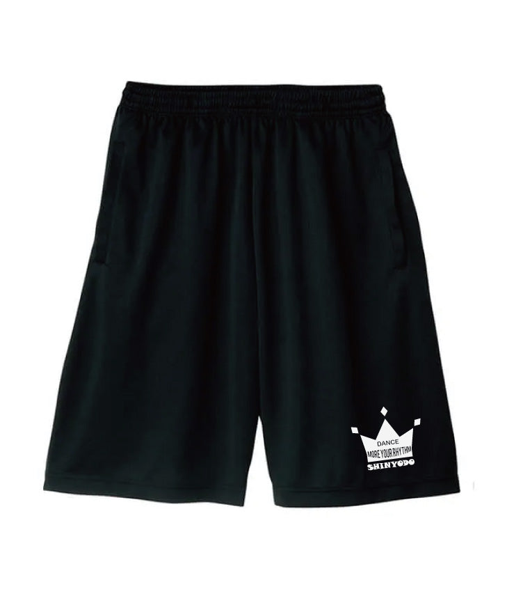 薄手ドライハーフパンツ（ブラック）