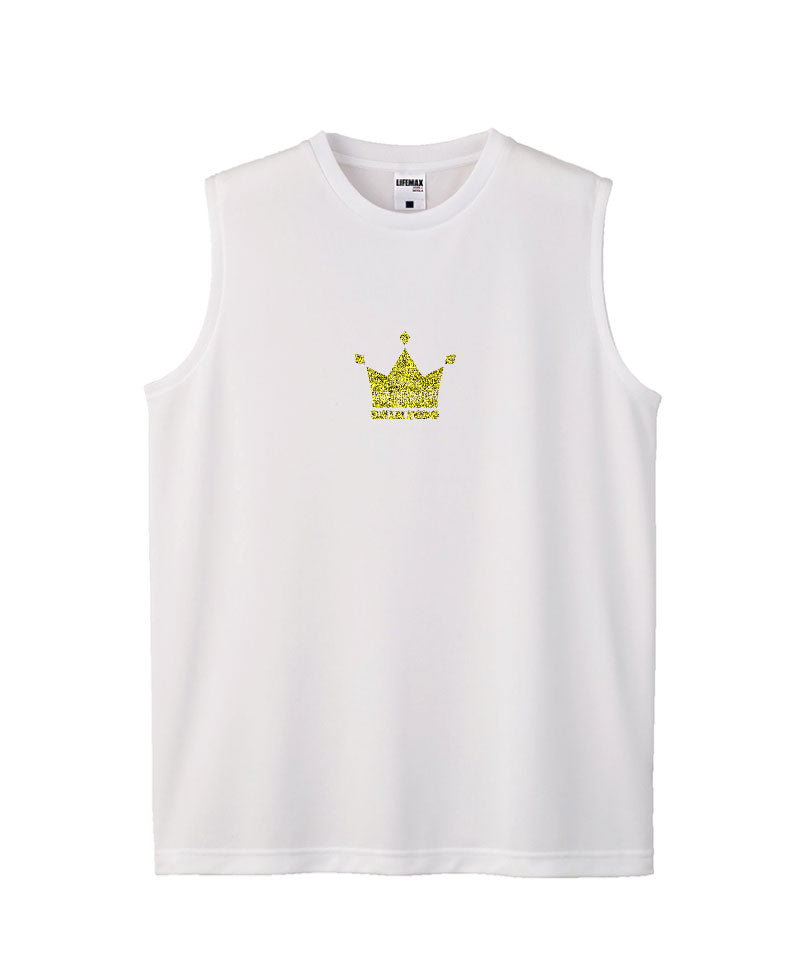 ミニ王冠ノースリーブTシャツ（ホワイト）