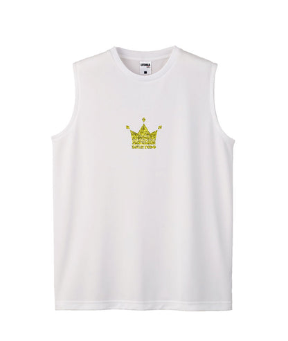 ミニ王冠ノースリーブTシャツ（ホワイト）